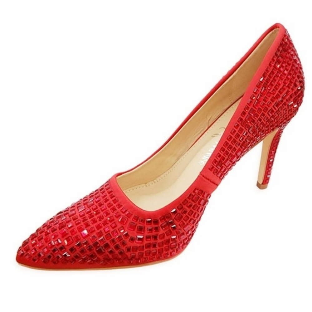 Lauren Lorraine Dazzle Red Pumps – Size 6.5 (New in Box)